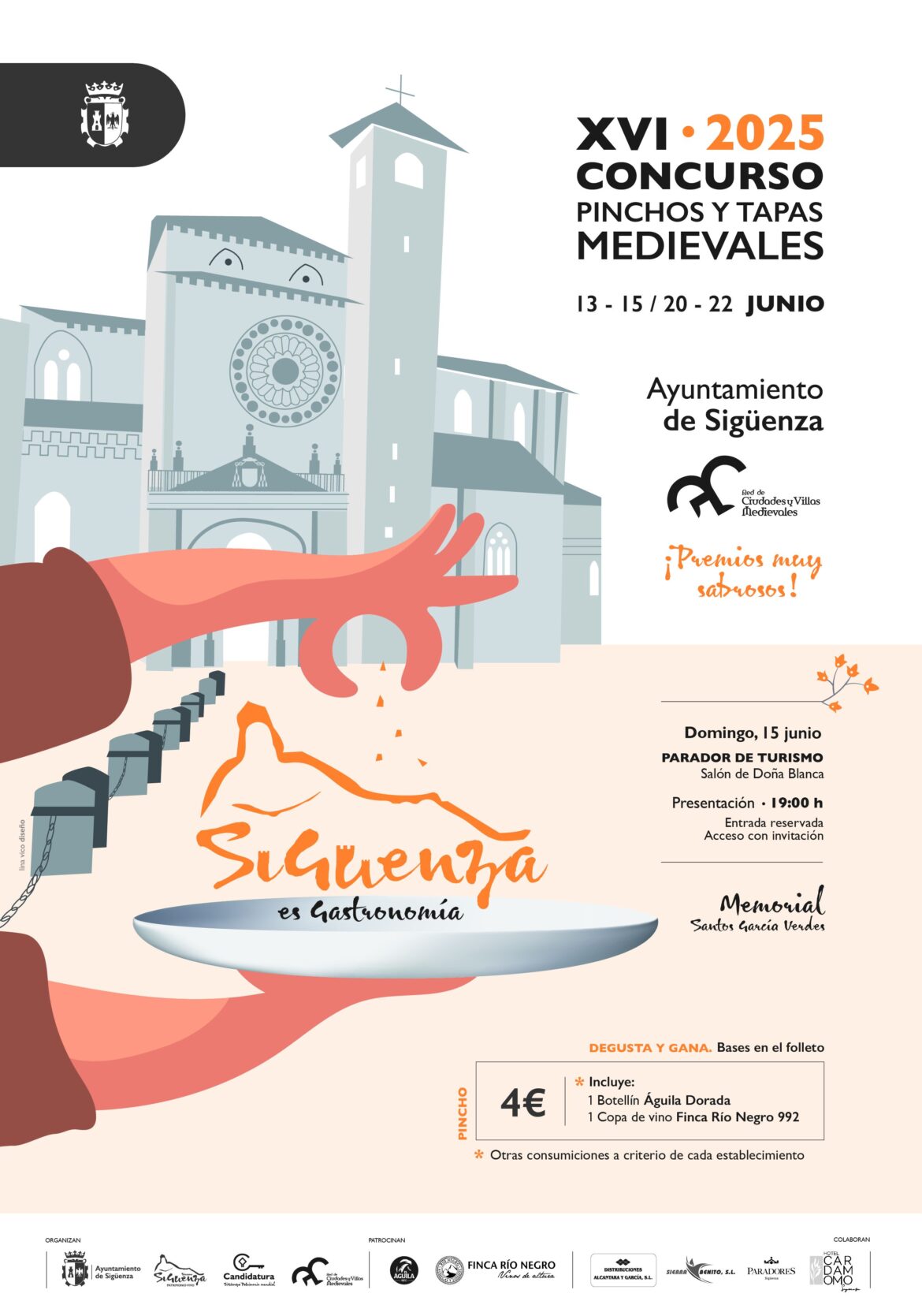 Sigüenza celebra la XVI Ruta del Pincho Medieval, una cita con los sabores medievales