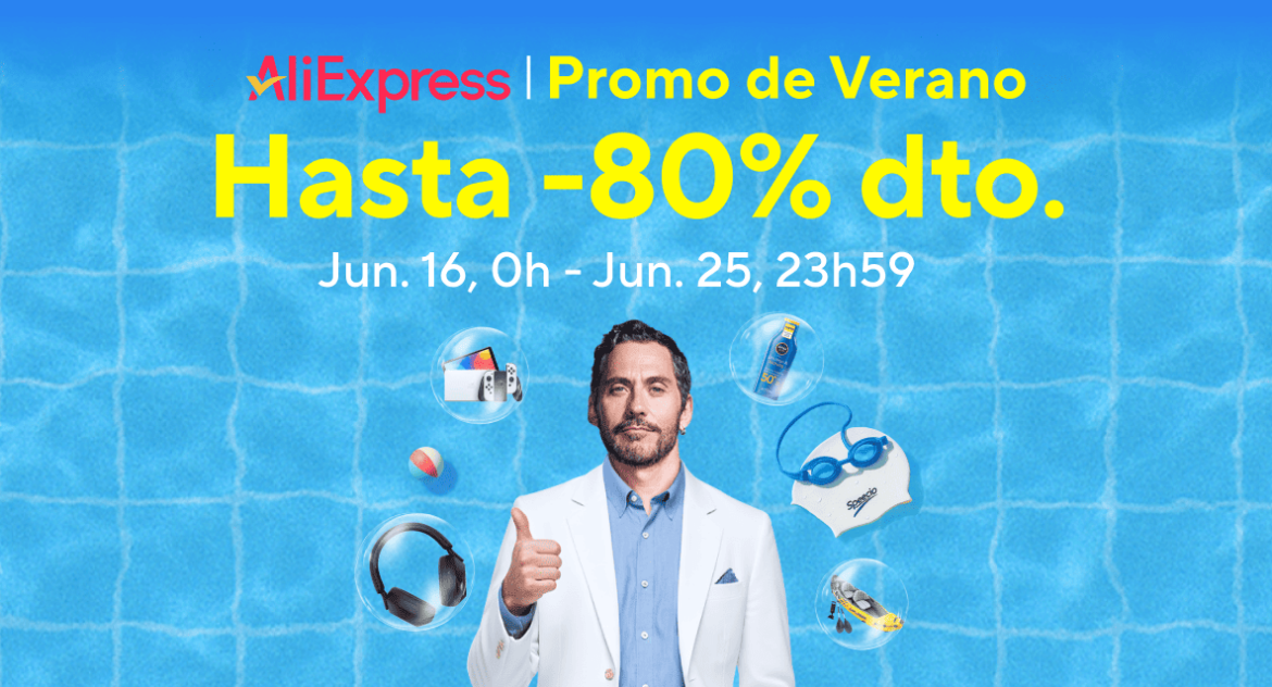 AliExpress lanza su Promo de Verano con descuentos de hasta el 80% para las vacaciones