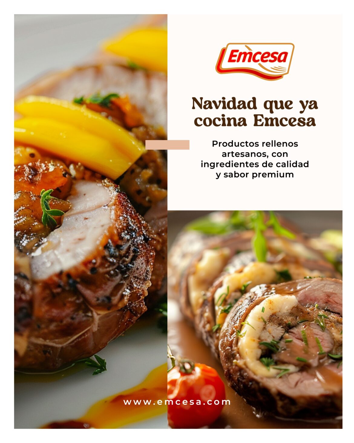 Rellenos artesanos y salsas a medida: así es la Navidad que ya cocina Emcesa