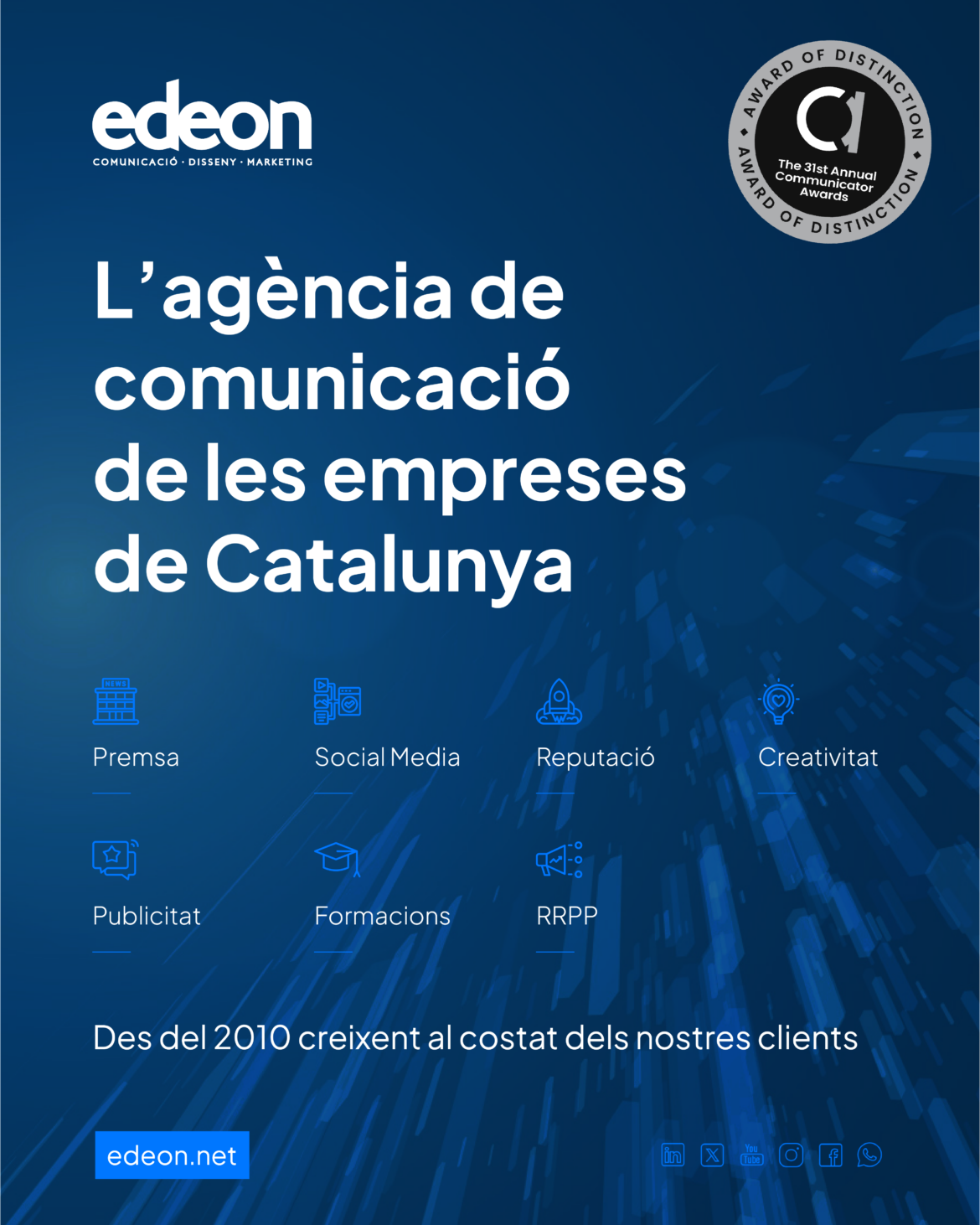 edeon: 15 años siendo la agencia de comunicación y relaciones públicas de referencia en el mercado catalán