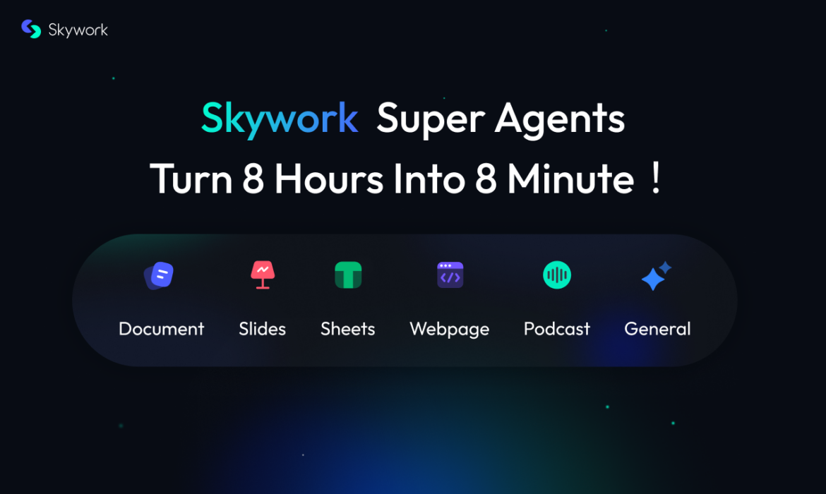 Skywork.ai presenta los primeros agentes del mundo impulsados por Deep Research para la productividad empresarial