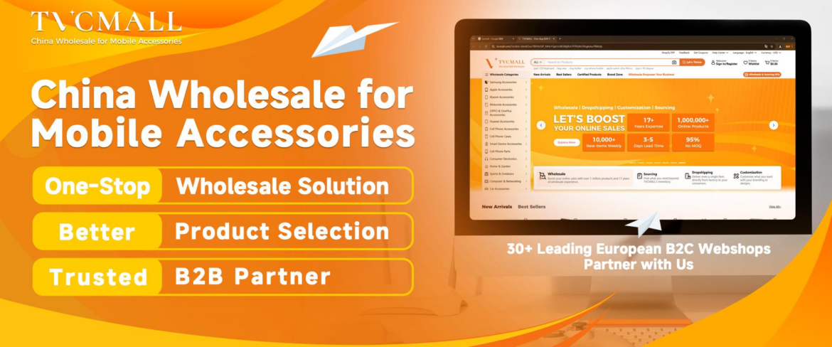 TVCMALL cumple 17 años: su socio B2B integral y de confianza en China para accesorios móviles