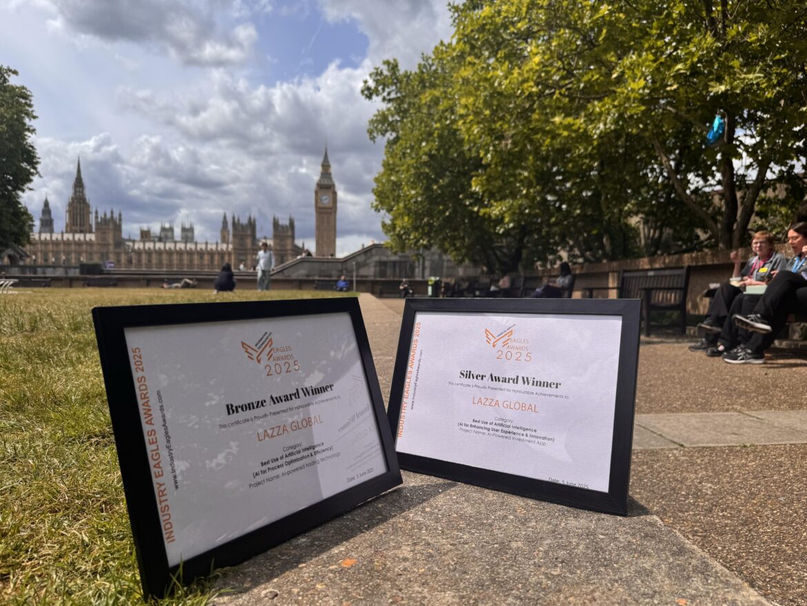 Lazza Global triunfa en Londres con doble premio a su IA financiera