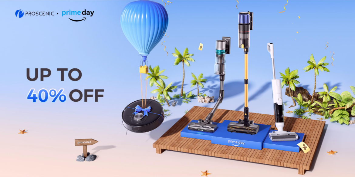 Ahorrar hasta un 40% este Prime Day 2025: los aspiradores veraniegos de Proscenic desde solo 89?