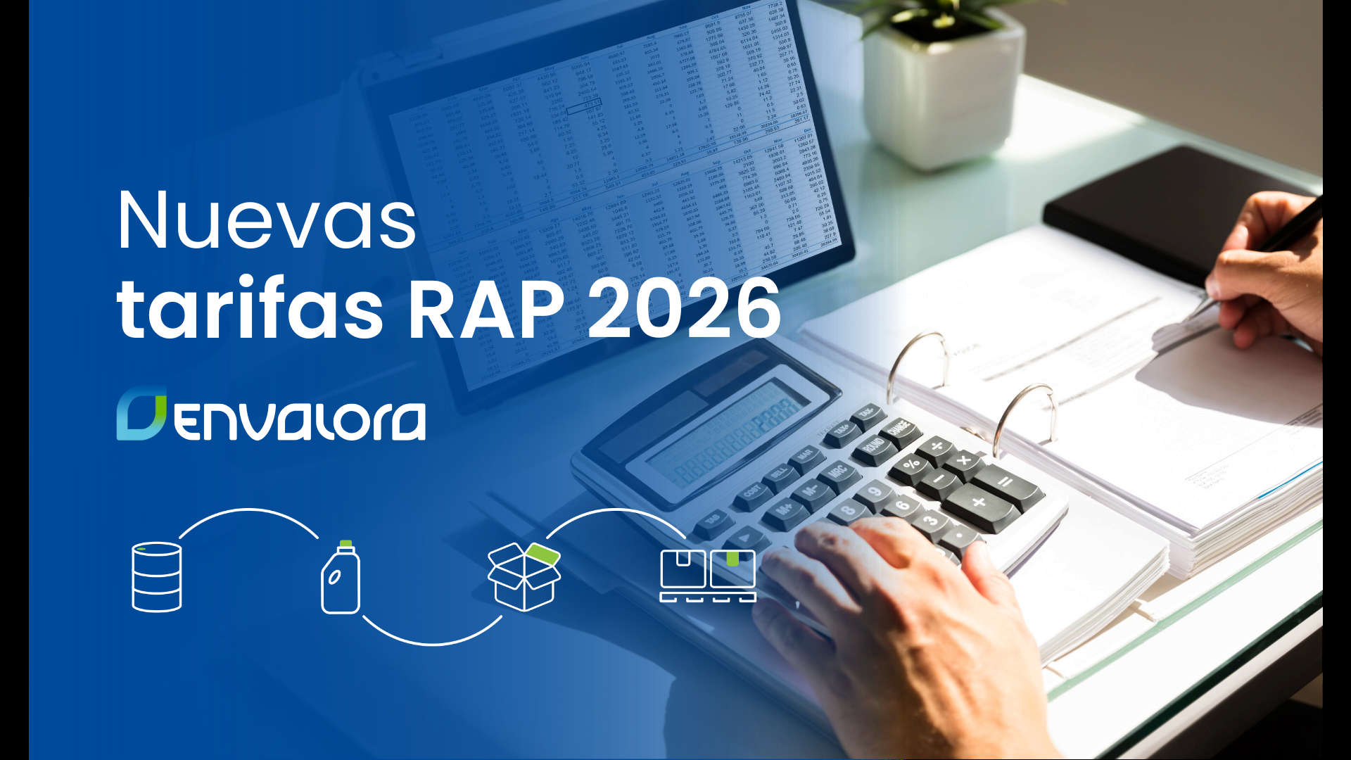 ENVALORA reduce sus tarifas RAP para 2026