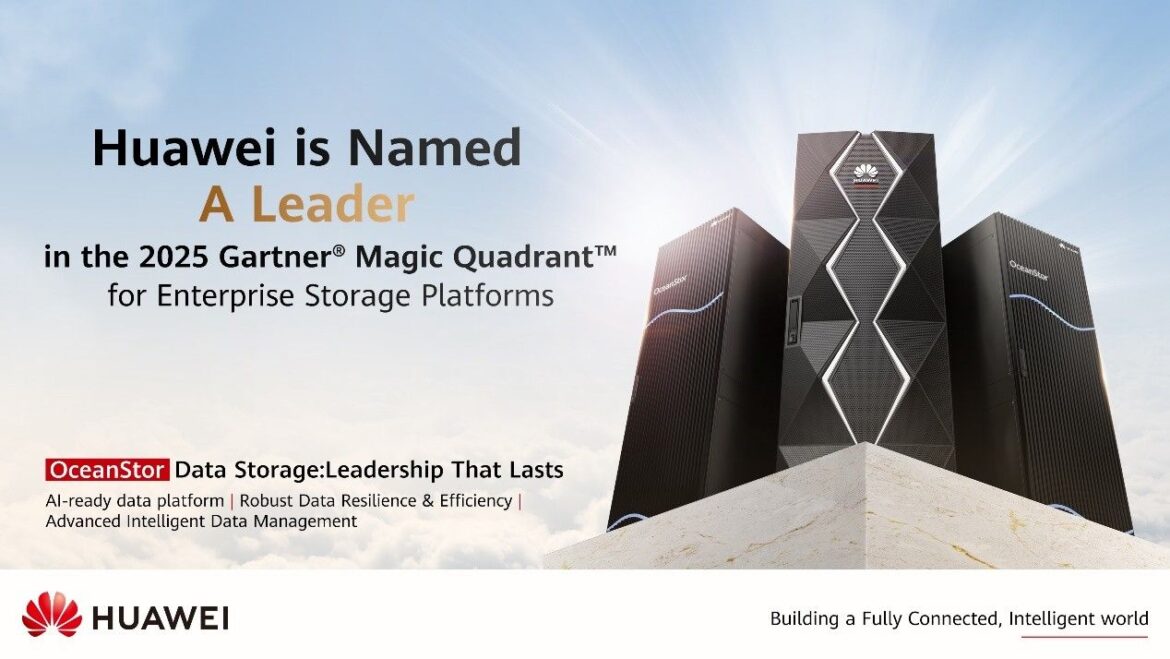 huawei Huawei es nombrada Líder en el Gartner® Magic Quadrant™ para Plataformas de Almacenamiento Empresarial