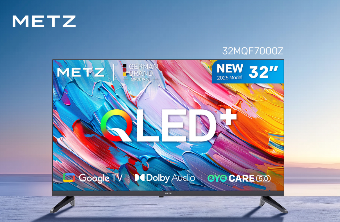 METZ lanza en España el televisor QLED 2K modelo 32MQF7000Z