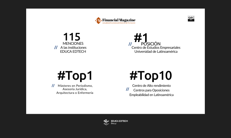 ranking_financial EDUCA EDTECH Group suma 115 menciones en el Ranking Financial Magazine