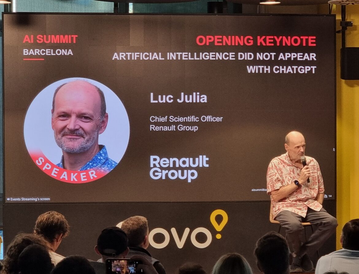 Luc Julia, Director de Inteligencia Artificial del Grupo Renault: «Cuando uses la IA tienes que pensar que estás usando el planeta»