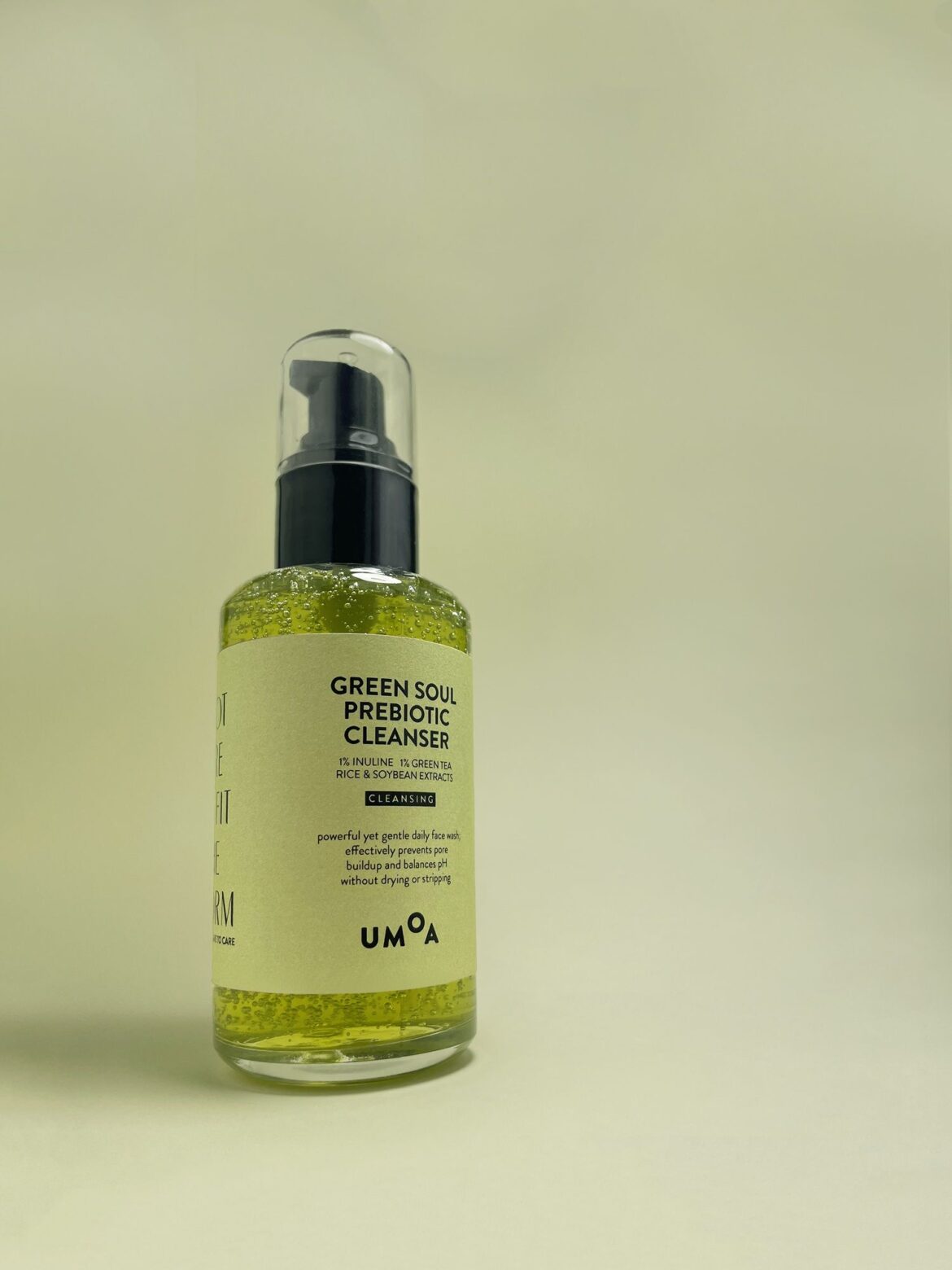 UMOA_-_Green_Soul_Prebiotic_Cleanser Microbioma cutáneo, la importancia de nutrir correctamente la microbiota de la piel