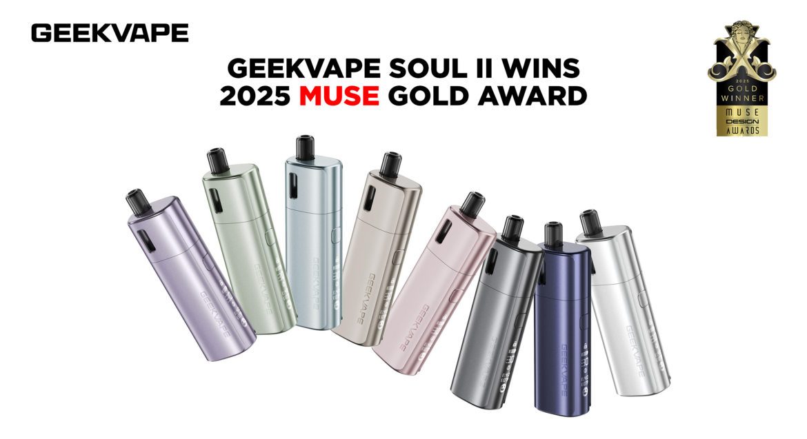 Geekvape SOUL II gana el Premio MUSE de Oro 2025