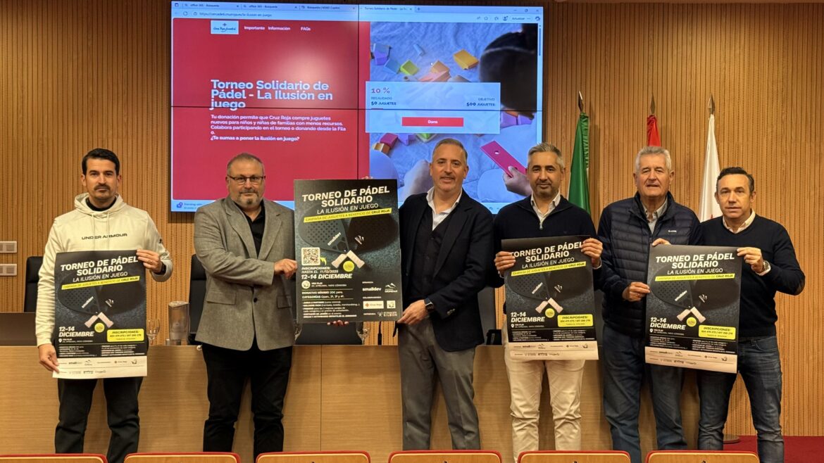 Nace en Córdoba el Torneo de Pádel Solidario ‘La Ilusión en Juego’, a beneficio de Cruz Roja