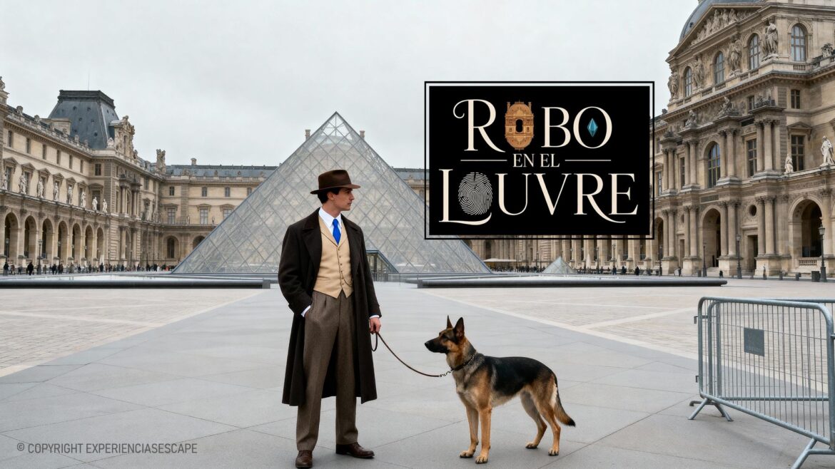 El robo del Louvre inspira una nueva Escape Room para empresas en Madrid