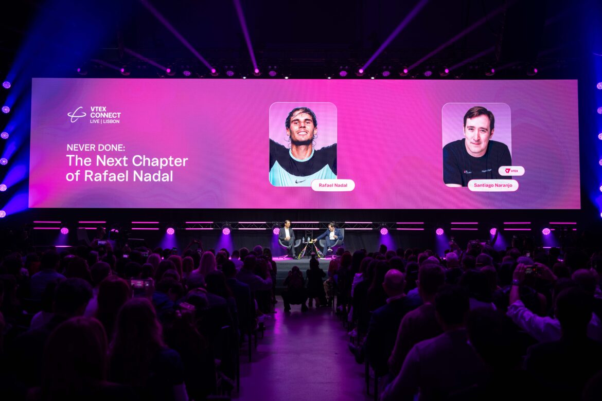 Rafa Nadal en VTEX Connect Europe: «Para lograr un gran éxito, ‘cómodo’ nunca es la palabra ideal»