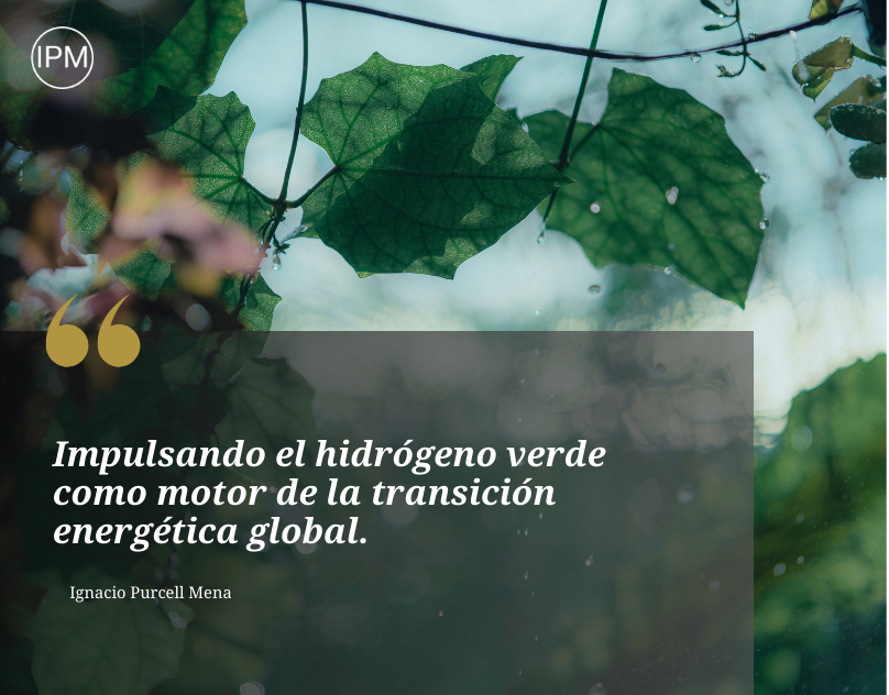 Ignacio Purcell Mena y la apuesta estratégica por el hidrógeno verde