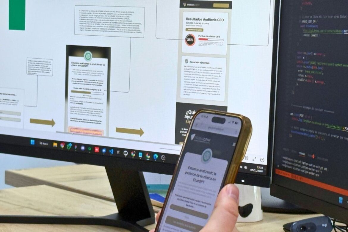 Una agencia nacida en Asturias lanza una herramienta para medir el posicionamiento de clínicas dentales en ChatGPT