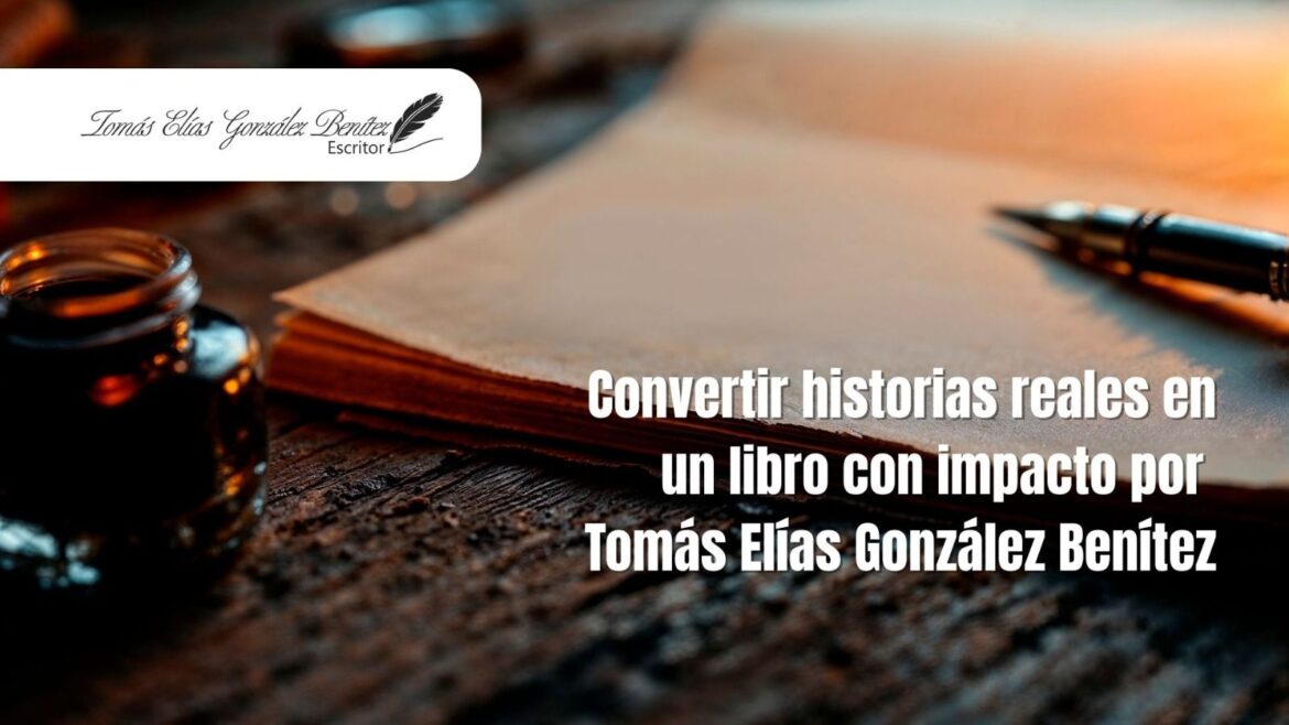 Tomás Elías González Benítez presenta una experiencia literaria para convertir historias reales en un libro