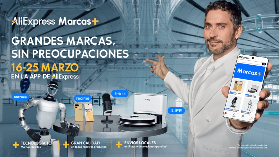 AliExpress refuerza su compromiso con la calidad y la tecnología con Marcas+ durante su Aniversario