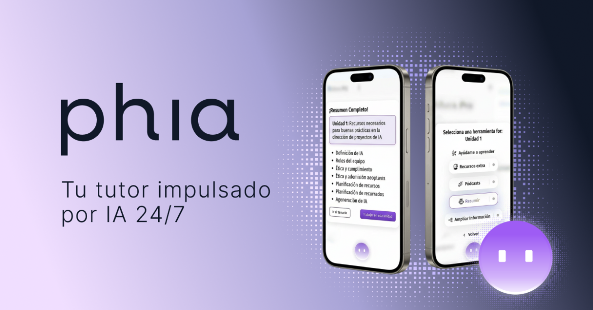 PHÍA se consolida como una de las primeras tutoras de IA en España y América Latina