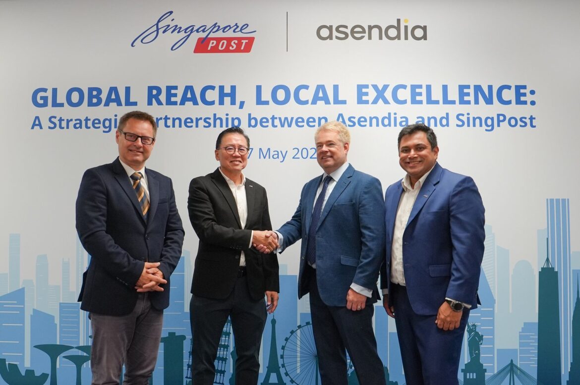 Asendia y Singapore Post sellan una alianza estratégica para reforzar la conexión del comercio electrónico transfronterizo en APAC
