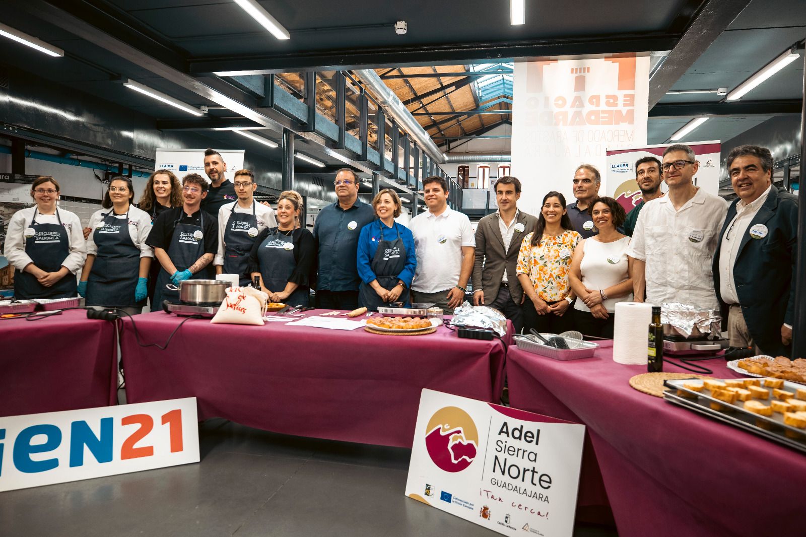 14 productores agroalimentarios de la Sierra Norte se dan cita en el Mercado de Abastos de Guadalajara, en una jornada muy especial