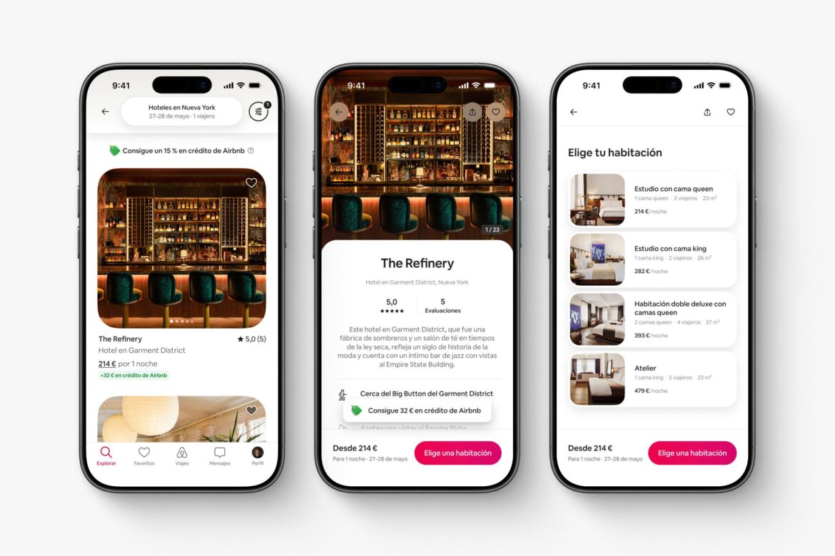 Airbnb refuerza su apuesta hotelera con Madrid como la ciudad con mayor oferta en España