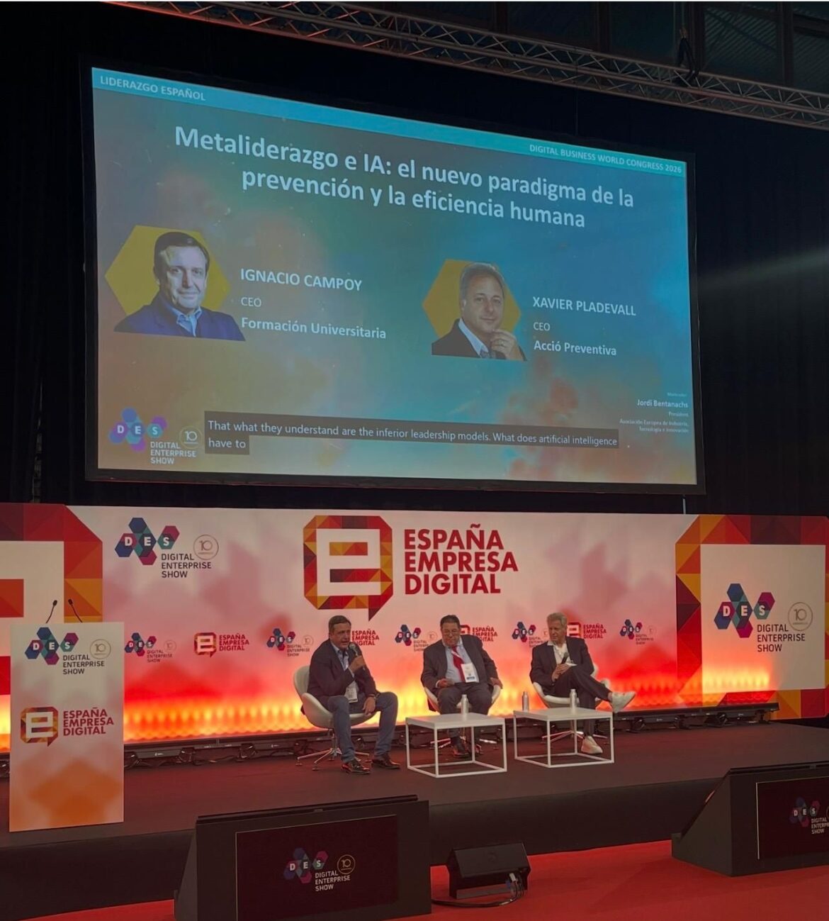 Ignacio Campoy impulsa en el DES 2026 de Málaga el Metaliderazgo como nuevo paradigma ante la Inteligencia Artificial