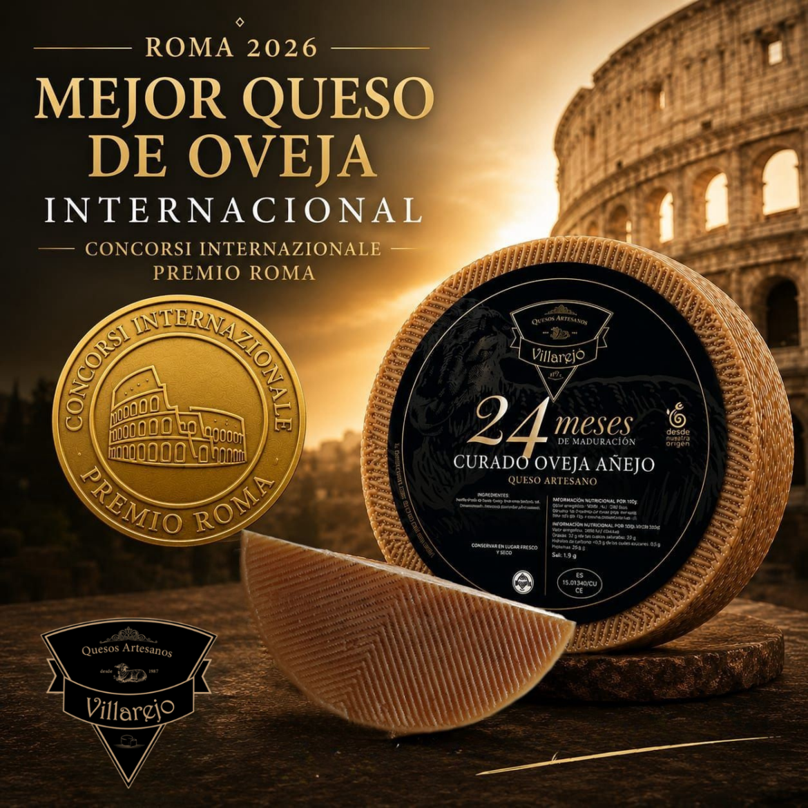 Roma elige un queso de Cuenca como Mejor Queso de Oveja Internacional