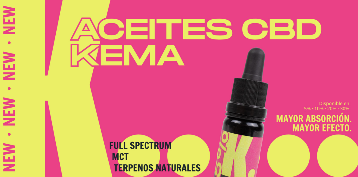 KEMA amplía su catálogo con una línea propia de aceites CBD