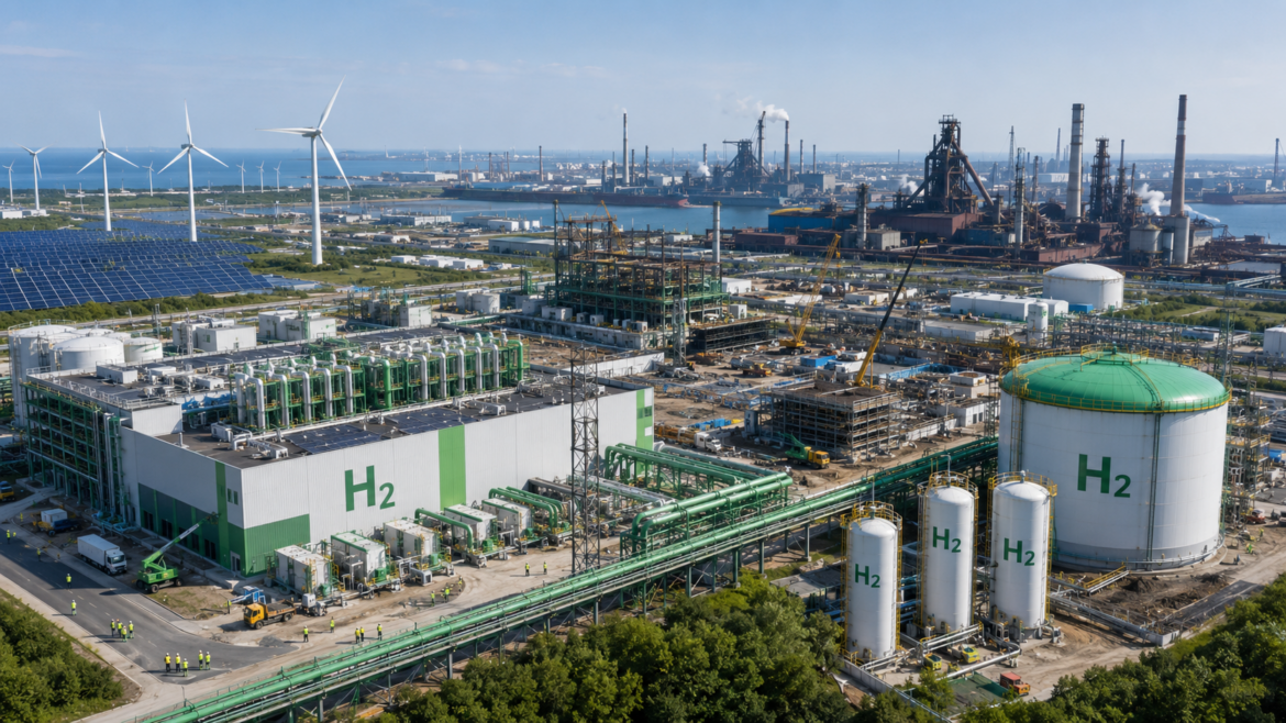 AleaSoft: el hidrógeno renovable entra en la fase industrial; construir es solo el primer paso