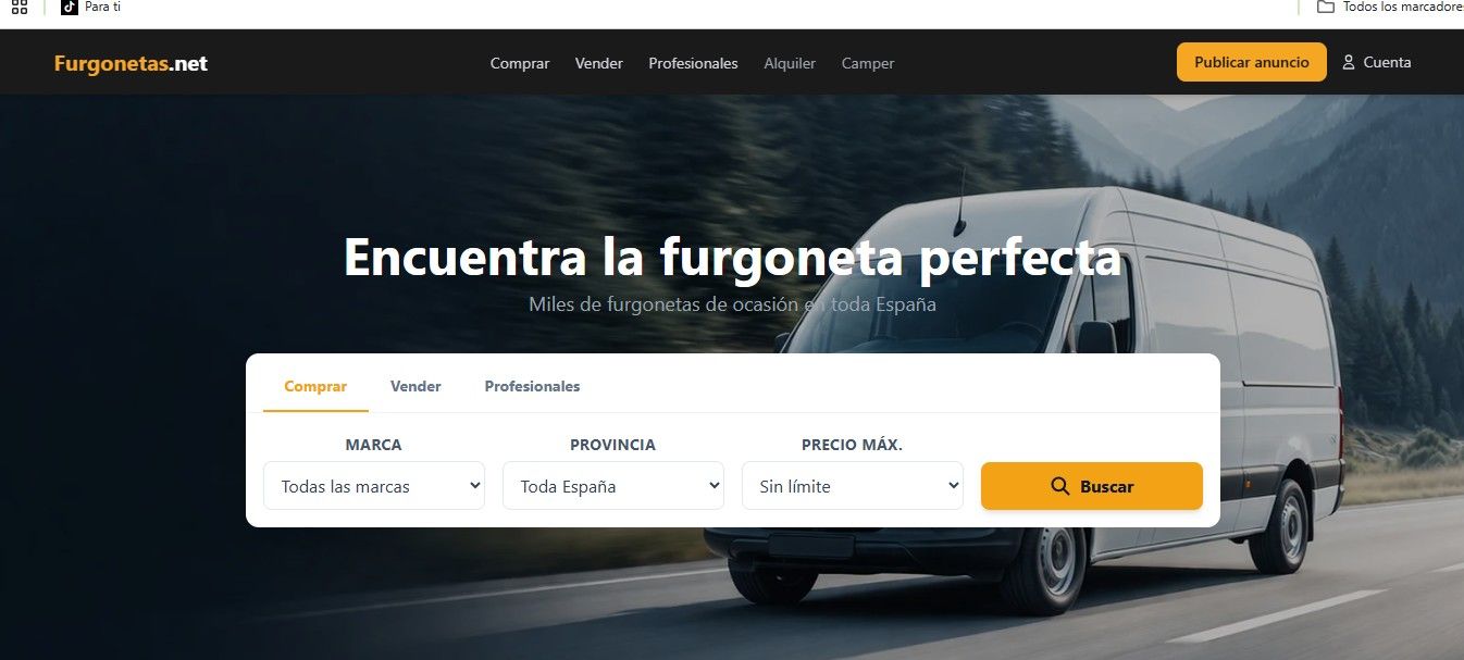Furgonetas.net apuesta por un portal especializado para la compra y venta de furgonetas