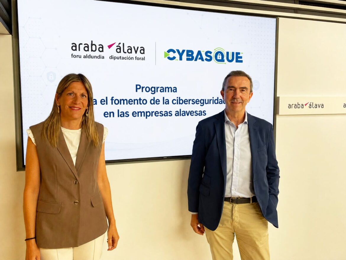 La Diputación Foral de Álava y Cybasque impulsan un programa para reforzar la ciberseguridad de las empresas alavesas