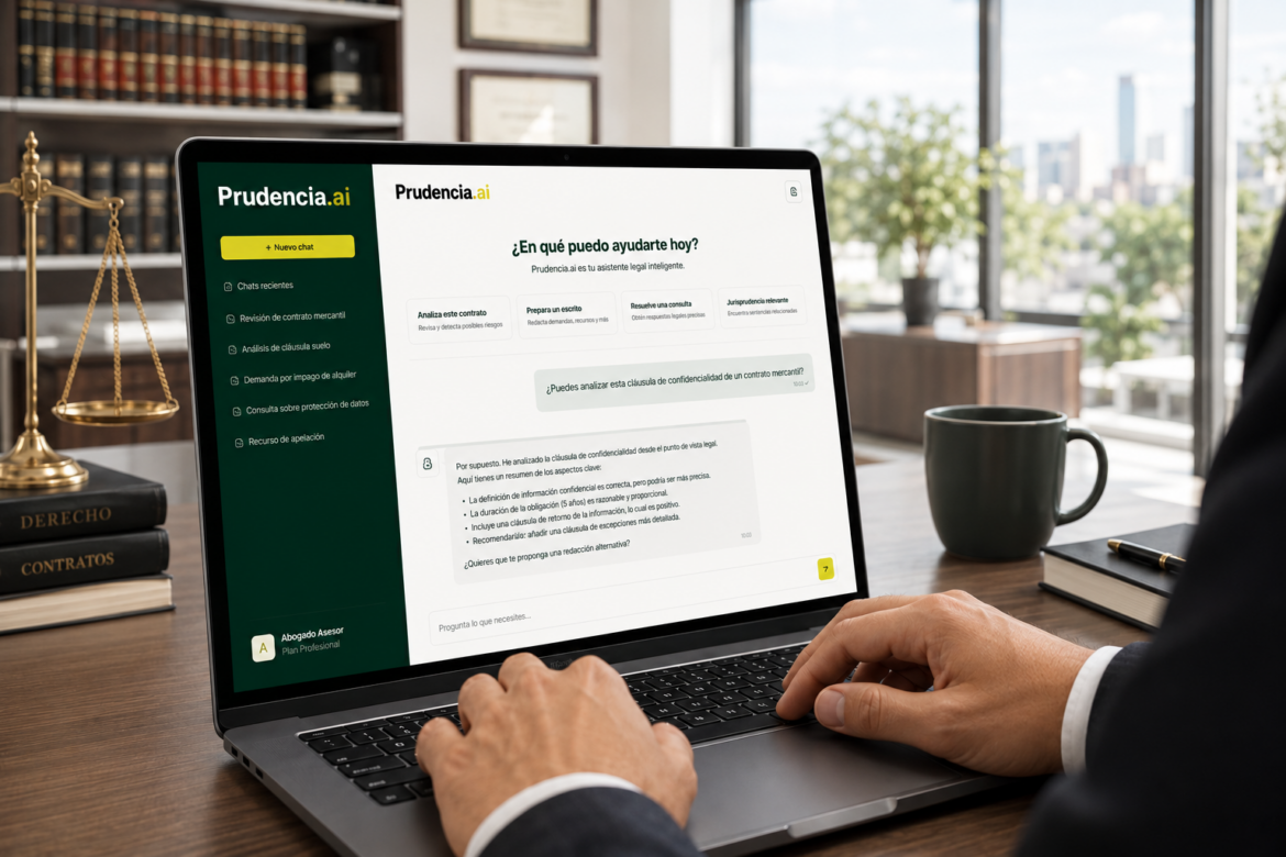 Prudencia.ai presenta un ranking de las 5 mejores IA para abogados de España en 2026