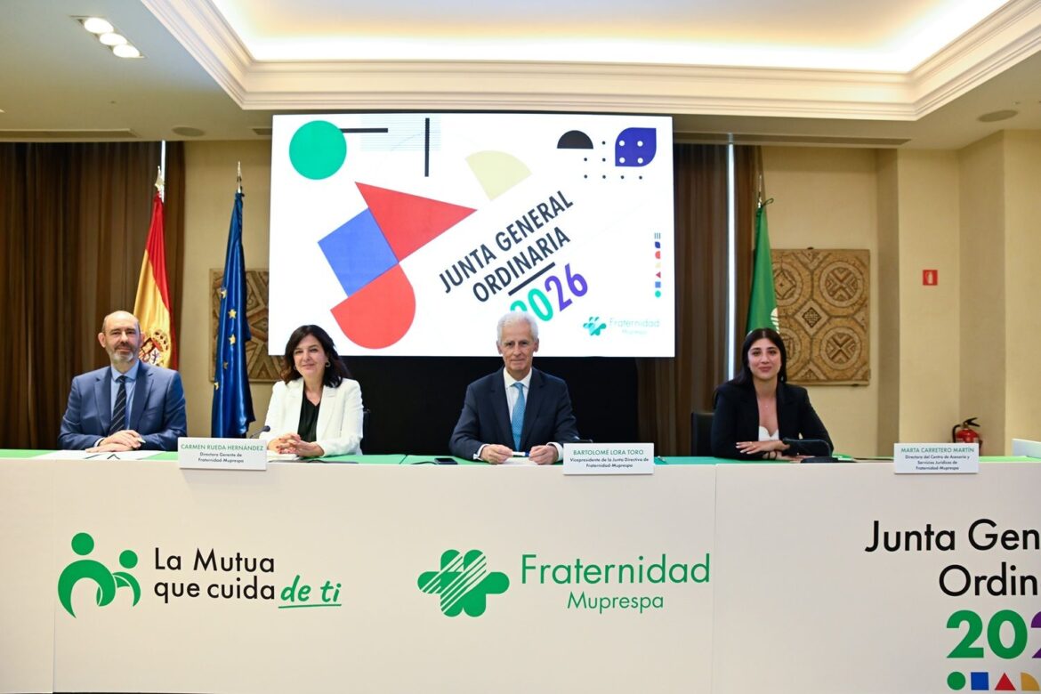 Fraternidad-Muprespa, con nuevo récord de afiliación y cerca de 1,2 millones de asistencias sanitarias, aumenta sus ingresos por cuotas un 10,9% y aporta a la Seguridad Social 11,1 millones de euros