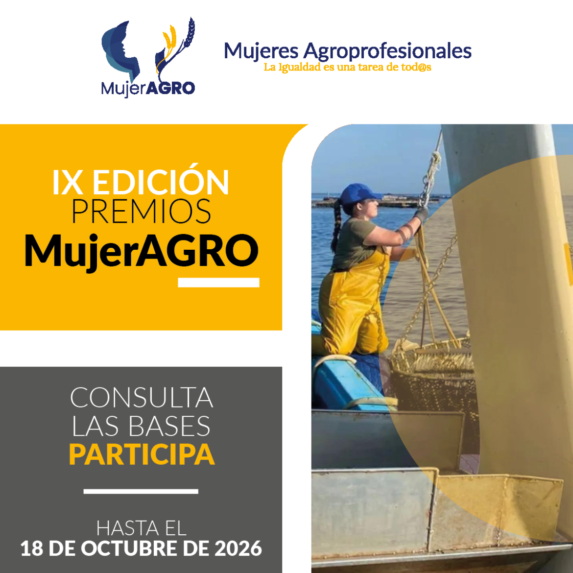 Abierto el plazo de presentación de candidaturas para los IX Premios MujerAGRO