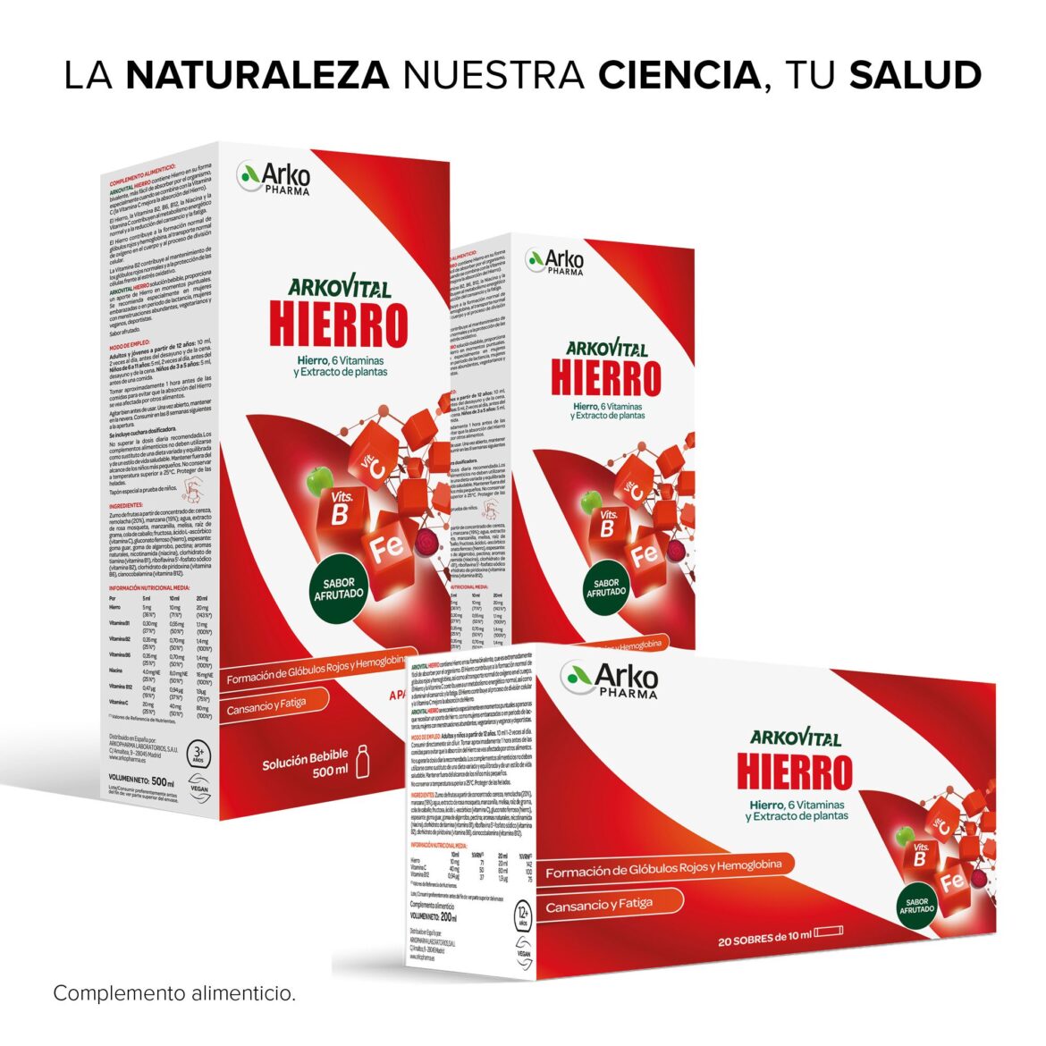 Arkopharma lanza una fórmula natural para reducir el cansancio asociado al déficit de hierro