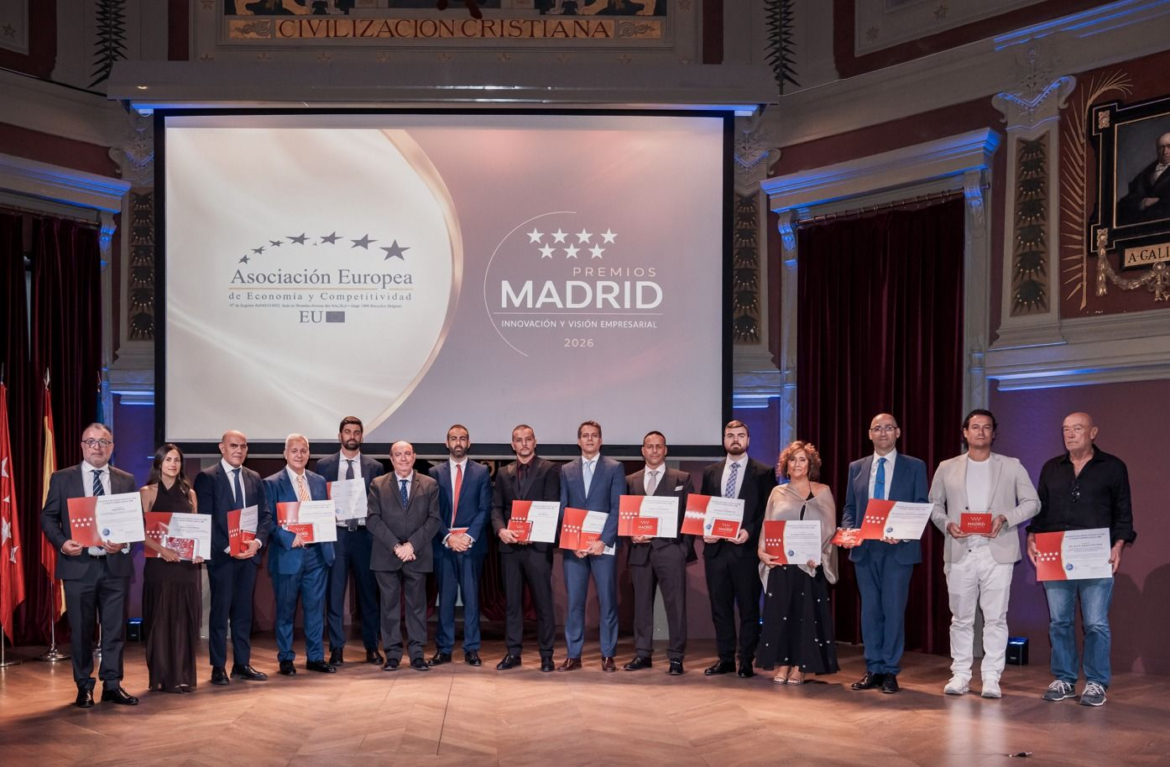 La Asociación Europea de Economía y Competitividad reconoce la excelencia empresarial en Madrid 2026