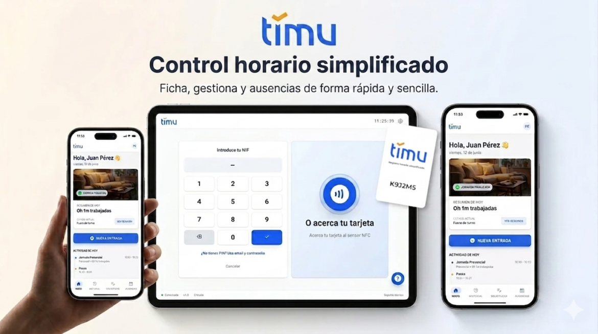 Timu.es: La nueva plataforma que prepara a pymes y autónomos para la inminente normativa de control horario