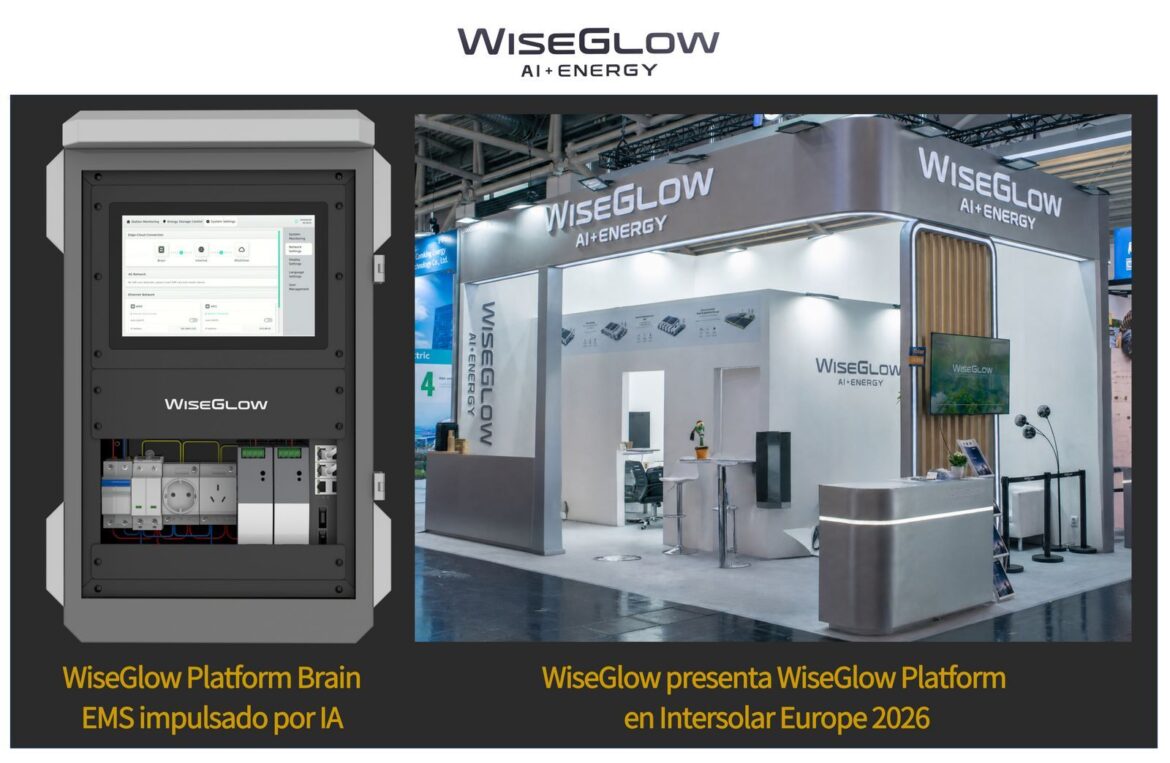 WiseGlow presenta en Intersolar Europe 2026 su plataforma de energía inteligente ‘WiseGlow Platform’