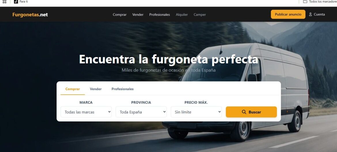 Furgonetas.net apuesta por la especialización en la compra y venta de furgonetas de segunda mano