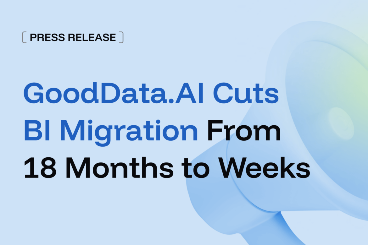 GoodData.AI reduce de 18 meses a semanas la migración de BI para empresas de Alemania, Austria y Suiza