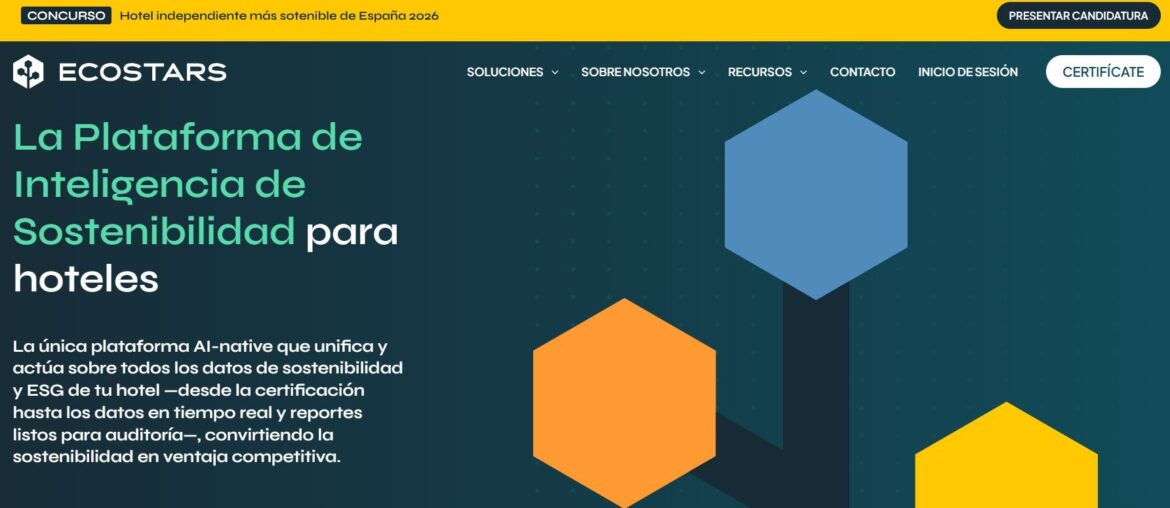 Ecostars convoca el concurso para identificar el hotel independiente más sostenible de España