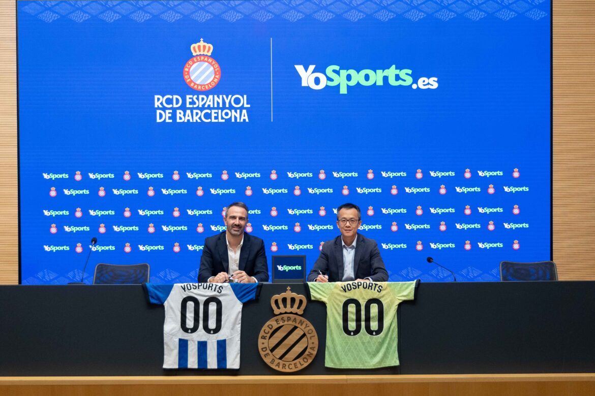 YoSports patrocina al RCD Espanyol durante las próximas dos temporadas