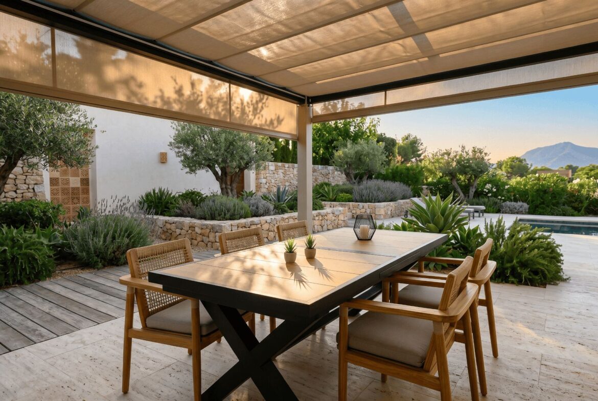 CIRIA Toldos señala las claves para transformar terrazas y jardines en espacios funcionales durante todo el año