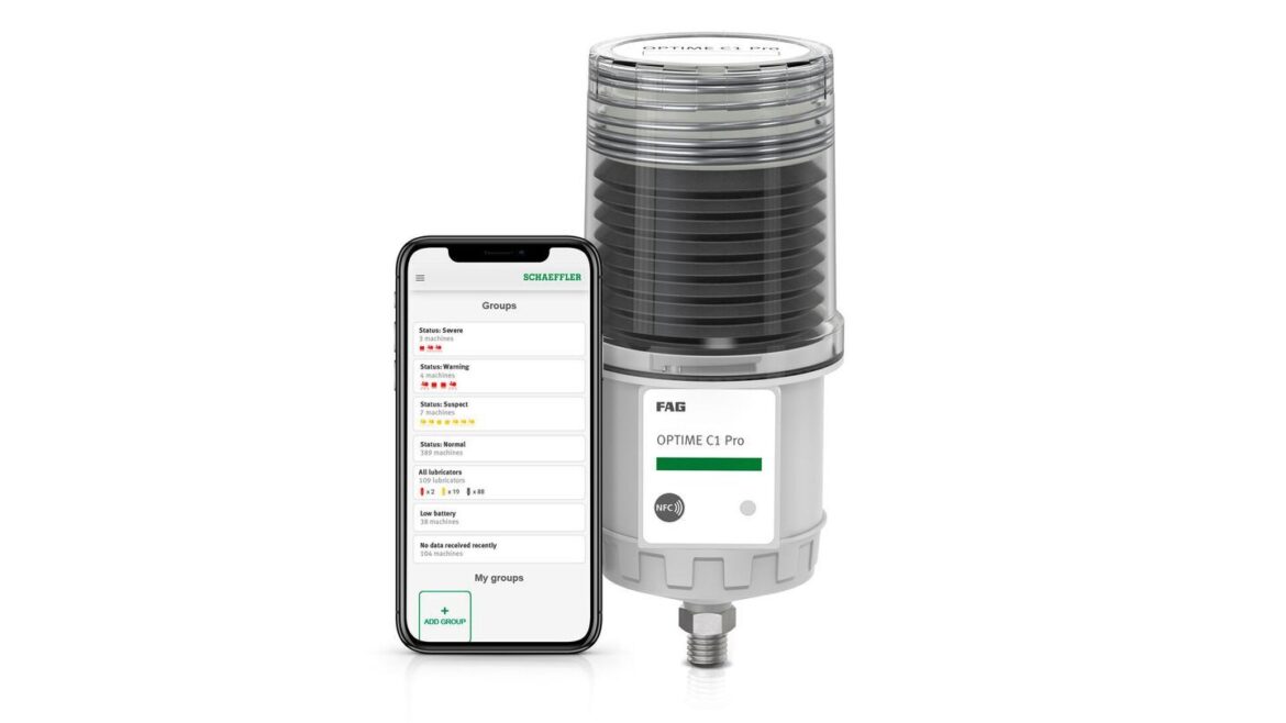 Schaeffler amplía su portafolio de lubricadores inteligentes con el FAG OPTIME C1 PRO