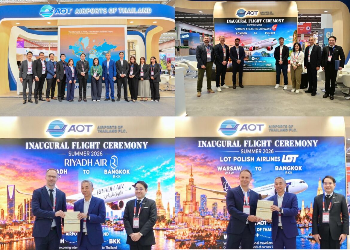 AOT reúne a más de 50 aerolíneas y aeropuertos en Routes World 2026 para mejorar la conexión de Tailandia